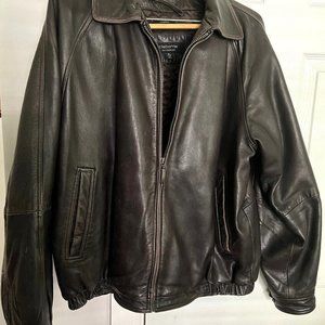 Claiborne Classic Mens Leather Jacket XL